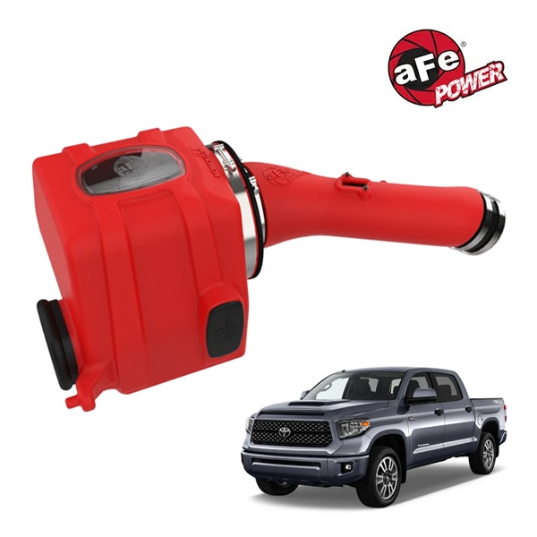 【aFe Power 正規品】07-21y トヨタ タンドラ V8 5.7L Momentum GT Red Edition コールドエアインテーク エアフィルター Pro DRY S フィルター(乾式) 51-76003-R エアーフィルター エアクリーナー