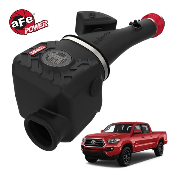 【aFe Power 正規品】16-23y トヨタ タコマ V6 3.5L Takeda Momentum コールドエアインテーク エアフィルター Pro DRY S フィルター(乾式) 56-70012D エアーフィルター エアクリーナー