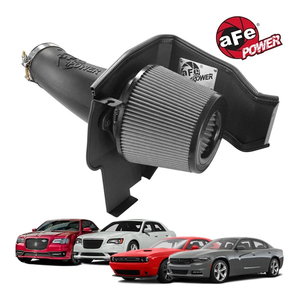 【aFe Power 正規品】12-23y ダッジ チャージャー 11-23y チャレンジャー 23y クライスラー 300C 12-14y 300 V8 6.4L Magnum FORCE Stage-2 コールドエアインテーク エアフィルター Pro DRY S フィルター(乾式) 51-12172 エアーフィルター エアクリーナー