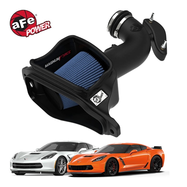 【aFe Power 正規品】17-19y シボレー コルベット (C7) Grand Sport 14-19y コルベット (C7) Stingray V8 6.2L Magnum FORCE Stage-2 コールドエアインテーク エアフィルター Pro5R フィルター(湿式) 54-13041R エアーフィルター エアクリーナー