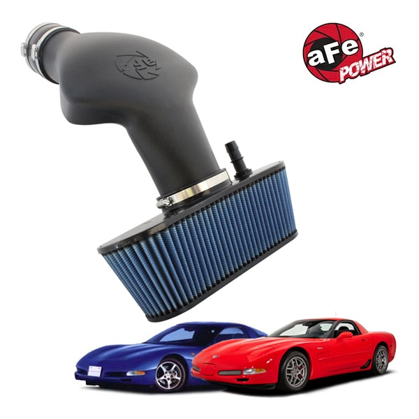 【aFe Power 正規品】01-04y シボレー コルベット Z06 (C5) 97-04y コルベット (C5) V8 5.7L Magnum FORCE Stage-2 コールドエアインテーク エアフィルター Pro5R フィルター(湿式) 54-10052 エアーフィルター エアクリーナー