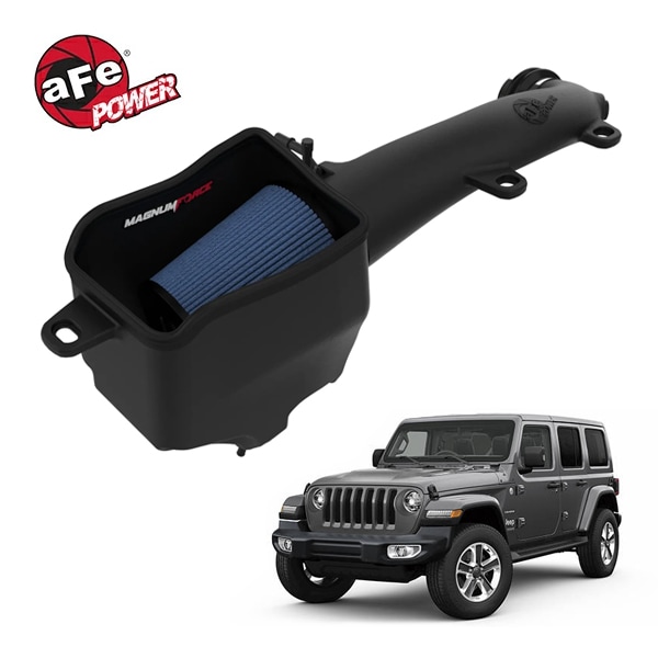 【aFe Power 正規品】19-23y ジープ JL ラングラー L4 2.0L ターボ Magnum FORCE Stage-2 コールドエアインテーク エアフィルター Pro5R フィルター(湿式) 54-13079R エアーフィルター エアクリーナー