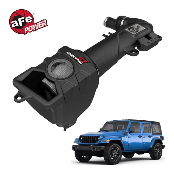 【aFe Power 正規品】24y- ジープ JL ラングラー 4xe L4 2.0L ターボ Momentum GT コールドエアインテーク エアフィルター Pro DRY S フィルター(乾式) 50-70123D エアーフィルター エアクリーナー