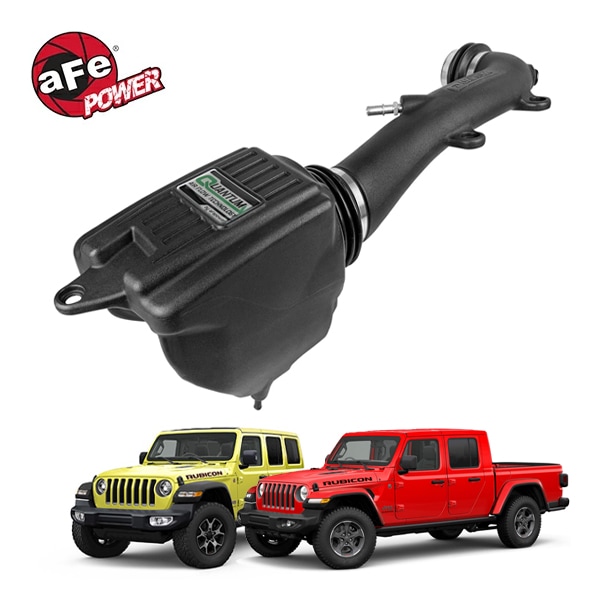 【aFe Power 正規品】ジープ 18y- JL ラングラー 20y- JT グラディエーター V6 3.6L Quantum コールドエアインテーク エアフィルター Pro DRY S フィルター(乾式) 53-10017D エアーフィルター エアクリーナー