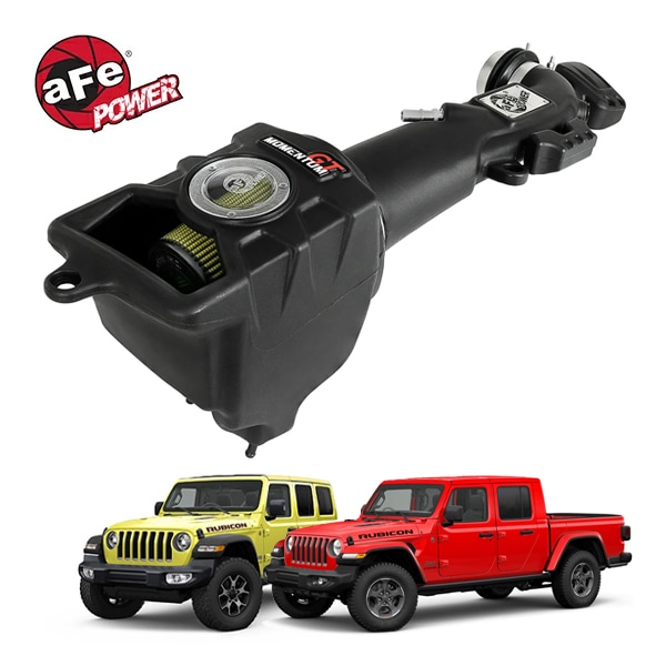 【aFe Power 正規品】ジープ 18y- JL ラングラー 20y- JT グラディエーター V6 3.6L Momentum GT コールドエアインテーク エアフィルター Pro-GUARD 7 フィルター(湿式) 75-76217 エアーフィルター エアクリーナー