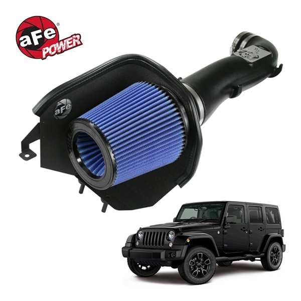 【aFe Power 正規品】12-18y ジープ JK ラングラー V6 3.6L Magnum FORCE Stage-2 コールドエアインテーク エアフィルター Pro5R フィルター(湿式) 50-70001R エアーフィルター エアクリーナー