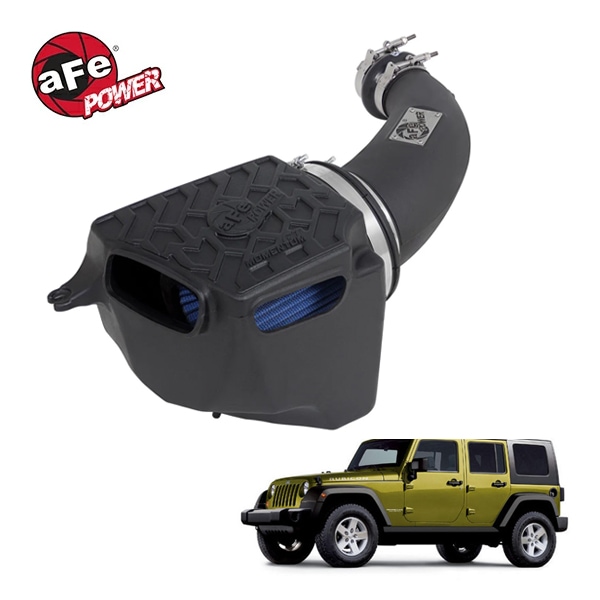 【aFe Power 正規品】07-11y ジープ JK ラングラー V6 3.8L Momentum GT コールドエアインテーク エアフィルター Pro5R フィルター(湿式) 54-76213 エアーフィルター エアクリーナー