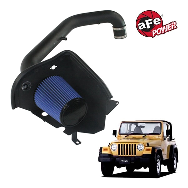 【aFe Power 正規品】97-06y ジープ TJ ラングラー L6 4.0L Magnum FORCE Stage-2 コールドエアインテーク エアフィルター Pro5R フィルター(湿式) 54-10142 エアーフィルター エアクリーナー
