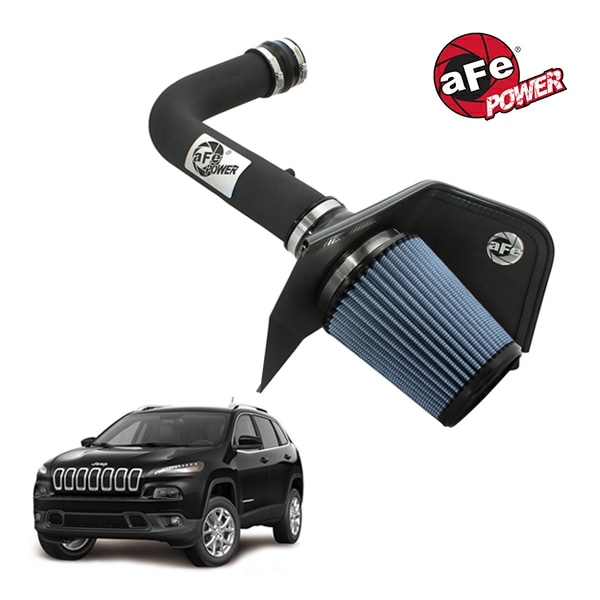 【aFe Power 正規品】14-18y ジープ チェロキー KL V6 3.2L Magnum FORCE Stage-2 コールドエアインテーク エアフィルター Pro5R フィルター(湿式) 54-12462 エアーフィルター エアクリーナー