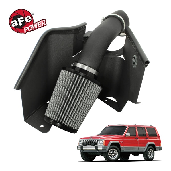 【aFe Power 正規品】91-01y ジープ チェロキー XJ L6 4.0L Magnum FORCE Stage-2 コールドエアインテーク エアフィルター Pro DRY S フィルター(乾式) 51-11552-1 エアーフィルター エアクリーナー