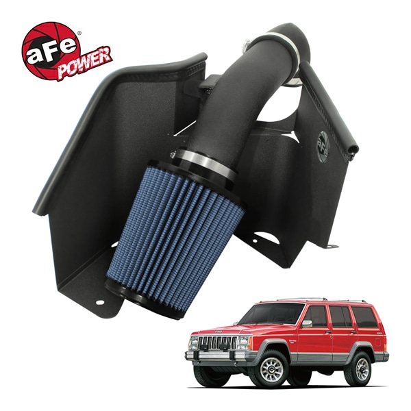 【aFe Power 正規品】91-01y ジープ チェロキー XJ L6 4.0L Magnum FORCE Stage-2 コールドエアインテーク エアフィルター Pro5R フィルター(湿式) 54-11552-1 エアーフィルター エアクリーナー