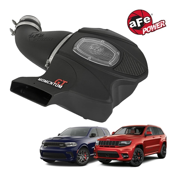 【aFe Power 正規品】ジープ 12-13y グランドチェロキー WK SRT8 14-21y グランドチェロキー WK SRT ダッジ 22-24y デュランゴ SRT 392 18-23y デュランゴ SRT V8 6.4L HEMI Momentum GT コールドエアインテーク エアフィルター Pro DRY S フィルター(乾式) 51-76206-1