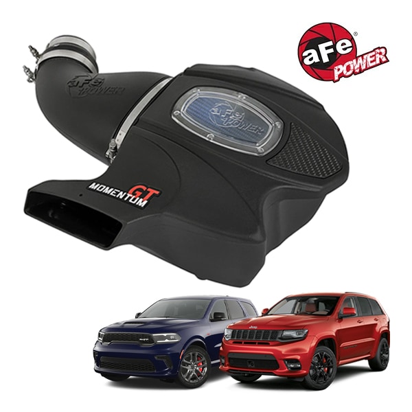 【aFe Power 正規品】ジープ 12-13y グランドチェロキー WK SRT8 14-21y グランドチェロキー WK SRT ダッジ 22-24y デュランゴ SRT 392 18-23y デュランゴ SRT V8 6.4L HEMI Momentum GT コールドエアインテーク エアフィルター Pro5R フィルター(湿式) 54-76206-1