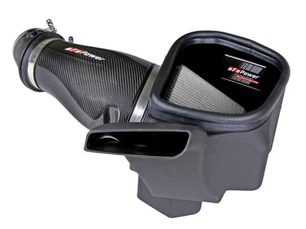 【aFe Power 正規品】18y ジープ グランドチェロキー WK トラックホーク V8 6.2L スーパーチャージャー HEMI Track Series カーボンファイバー コールドエアインテーク エアフィルター Pro DRY S フィルター(乾式) 57-10002D エアーフィルター エアクリーナー