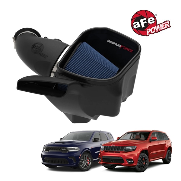 【aFe Power 正規品】ジープ 12-13y グランドチェロキー WK SRT8 14-21y グランドチェロキー WK SRT ダッジ 22-24y デュランゴ SRT 392 18-23y デュランゴ SRT V8 6.4L Magnum FORCE Stage-2 コールドエアインテーク エアフィルター Pro5R フィルター(湿式) 54-13063R