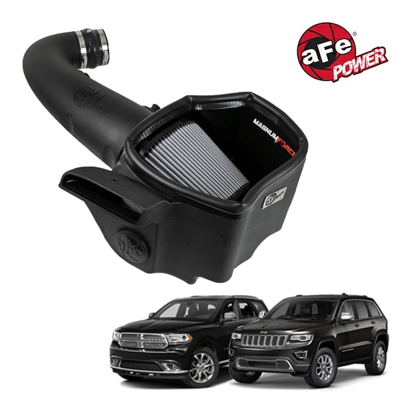 【aFe Power 正規品】ジープ 11-21y グランドチェロキー WK 11y- ダッジ デュランゴ V8 5.7L HEMI Magnum FORCE Stage-2 コールドエアインテーク エアフィルター Pro DRY S フィルター(乾式) 54-13023D エアーフィルター エアクリーナー