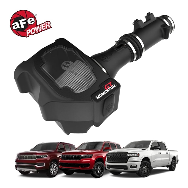 【aFe Power 正規品】25y- ラム 1500 ジープ 23y- ワゴニア L 23y- ワゴニア 23y- グランドワゴニア L 22y- グランドワゴニア L6 3.0L ツインターボ Hurricane Momentum GT コールドエアインテーク エアフィルター Pro DRY S フィルター(乾式) 50-70120D エアーフィルター
