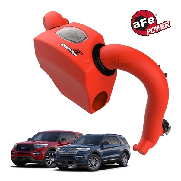 【aFe Power 正規品】フォード 20y- エクスプローラー 20y- エクスプローラー ST V6 3.0L ツインターボ エコブースト Momentum GT Red Edition コールドエアインテーク エアフィルター ブラック Pro5R フィルター(湿式) 50-70076KR エアーフィルター エアクリーナー