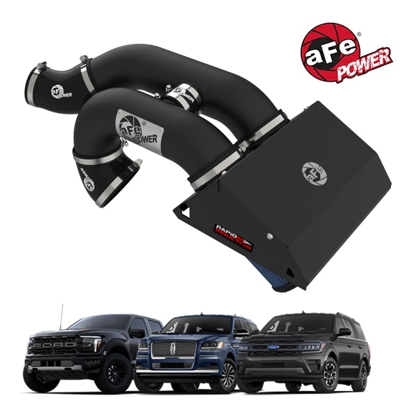 【aFe Power 正規品】22-25y リンカーン ナビゲーター フォード 21-25y F-150 ラプター 21-25y F-150 22-25y エクスペディション V6 3.5L ツインターボ エコブースト Rapid Induction コールドエアインテーク エアフィルター Pro5R フィルター(湿式) 52-10015R