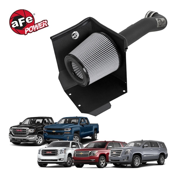 【aFe Power 正規品】15-20y シボレー タホ サバーバン 15-20y GMC ユーコン ユーコンXL 15-20y キャデラック エスカレード エスカレードESV V8 6.2L 5.3L Magnum FORCE Stage-2 コールドエアインテーク エアフィルター Pro DRY S フィルター(乾式) 51-12332
