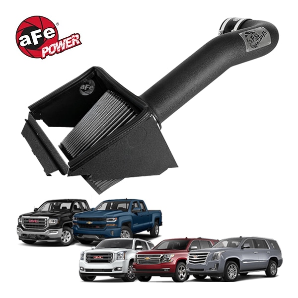 【aFe Power 正規品】15-20y シボレー タホ サバーバン 15-20y GMC ユーコン ユーコンXL 15-20y キャデラック エスカレード エスカレードESV V8 6.2L 5.3L Magnum FORCE Stage-2 コールドエアインテーク エアフィルター Pro DRY S フィルター(乾式) 51-32332