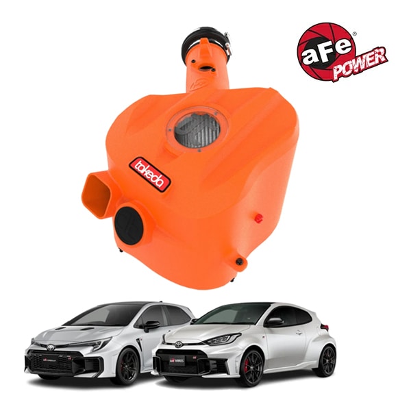 【aFe Power 正規品】トヨタ GRカローラ GZEA14H 令和4年12月-現行 GRヤリス GXPA16 令和2年1月-現行 L3 1.6L ターボ Takeda Momentum Orange Edition コールドエアインテーク エアフィルター Pro DRY S フィルター(乾式) 56-70065DN エアーフィルター エアクリーナー
