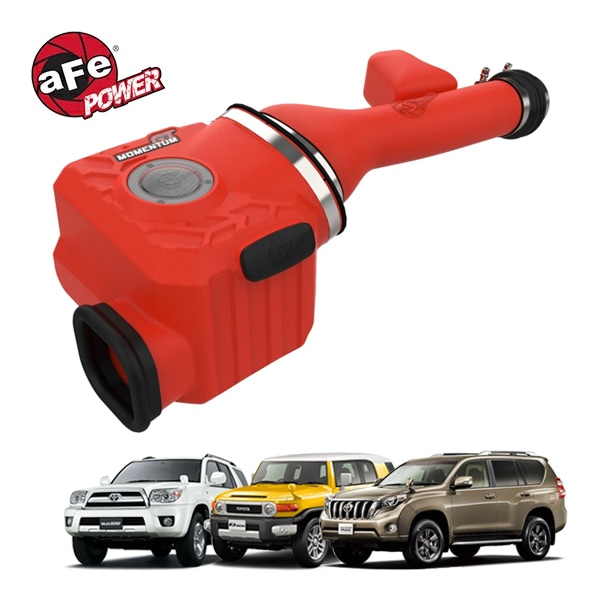 【aFe Power 正規品】トヨタ ランドクルーザー プラド 150系 前期/中期 FJクルーザー GSJ15W ハイラックスサーフ 210系 V6 4.0L Momentum GT Red Edition コールドエアインテーク エアフィルター Pro DRY S フィルター(乾式) 50-70095DR エアーフィルター エアクリーナー