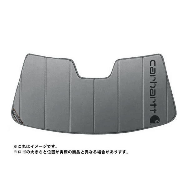 【CoverCraft 正規品】 専用設計 サンシェード グラベル 吸盤不要 折りたたみ式 アウディ TT クーペ/ロードスター TTS FVC系 Carhartt カーハートコラボ仕様 カバークラフト ［真夏もへたらない3層構造で断熱効果抜群］ 