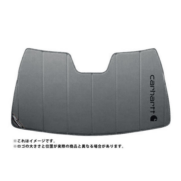 【CoverCraft 正規品】 専用設計 サンシェード グラベル 吸盤不要 折りたたみ式 メルセデスベンツ CLAクラス クーペ/シューティングブレイク C117/X117 CLA180 CLA250 CLA45 AMG Carhartt カーハートコラボ仕様 カバークラフト ［真夏もへたらない3層構造で断熱効果抜群］ 