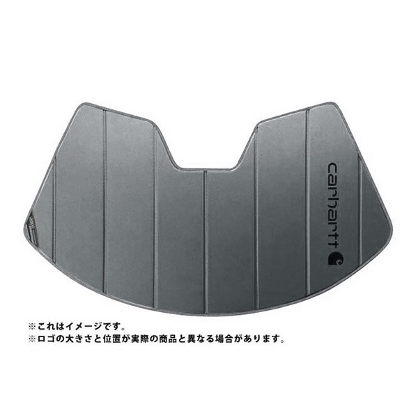 【CoverCraft 正規品】 専用設計 サンシェード グラベル 吸盤不要 折りたたみ式 LOTUS ロータス エヴォーラ エボーラ 400 スポーツ410 GT410 GT430 122 Carhartt カーハートコラボ仕様 カバークラフト ［真夏もへたらない3層構造で断熱効果抜群］ 