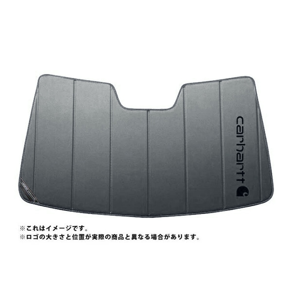 【CoverCraft 正規品】 専用設計 サンシェード グラベル 吸盤不要 折りたたみ式 レクサス NX200/300/200t/300h 10系 LDA無 Carhartt カーハートコラボ仕様 カバークラフト ［真夏もへたらない3層構造で断熱効果抜群］
