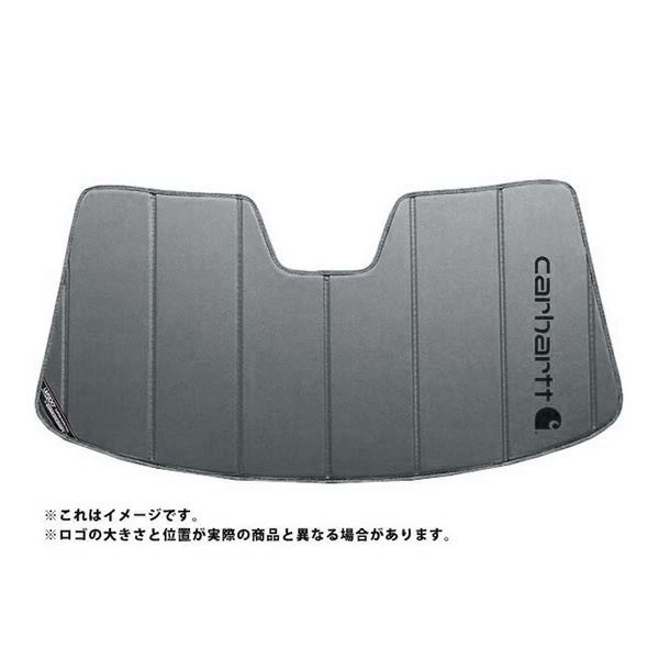 【CoverCraft 正規品】 専用設計 サンシェード グラベル 吸盤不要 折りたたみ式 アウディ TTクーペ TTSクーペ 8J系 Carhartt カーハートコラボ仕様 カバークラフト ［真夏もへたらない3層構造で断熱効果抜群］ 