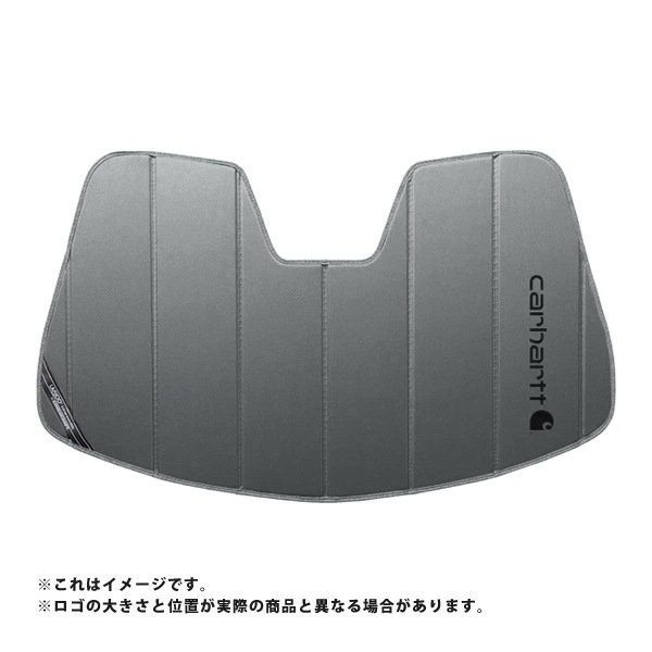【CoverCraft 正規品】 専用設計 サンシェード グラベル 吸盤不要 折りたたみ式 アウディ R8 42B/42C系 Carhartt カーハートコラボ仕様 カバークラフト ［真夏もへたらない3層構造で断熱効果抜群］ 