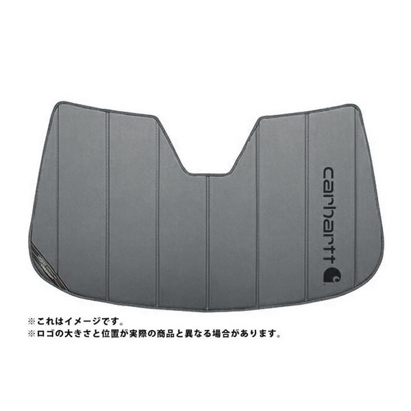 【CoverCraft 正規品】 専用設計 サンシェード グラベル 吸盤不要 折りたたみ式 LAND ROVER ランドローバー レンジローバー ヴェラール LY系 Carhartt カーハートコラボ仕様 カバークラフト ［真夏もへたらない3層構造で断熱効果抜群］ 