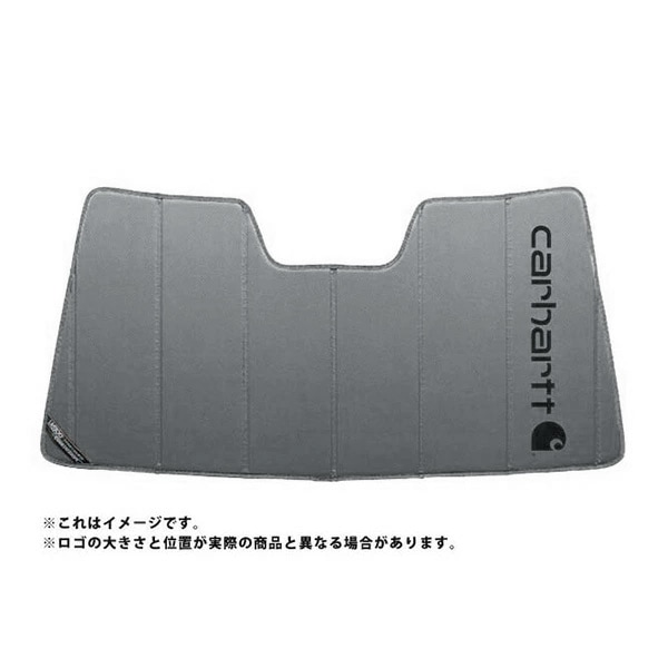 【CoverCraft 正規品】 専用設計 サンシェード グラベル 吸盤不要 折りたたみ式メルセデスベンツ BENZ GLKクラス X204 GLK300 GLK350 Carhartt カーハートコラボ仕様 カバークラフト ［真夏もへたらない3層構造で断熱効果抜群］