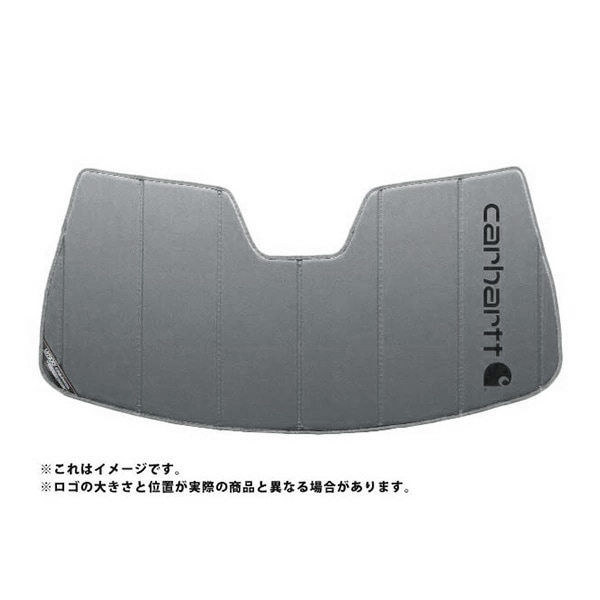 【CoverCraft 正規品】 専用設計 サンシェード グラベル 吸盤不要 折りたたみ式 メルセデスベンツ BENZ SLKクラス R172 SLK200 SLK250 SLK55AMG Carhartt カーハートコラボ仕様 カバークラフト ［真夏もへたらない3層構造で断熱効果抜群］ 