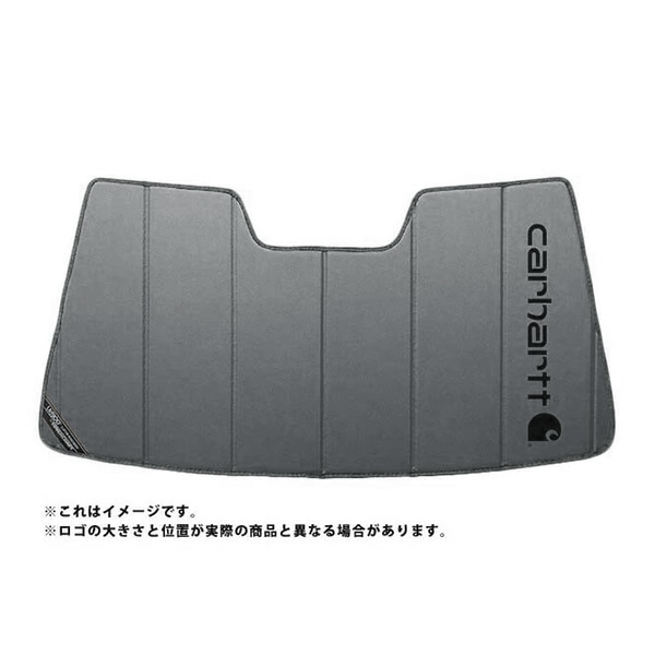 【CoverCraft 正規品】 専用設計 サンシェード グラベル 吸盤不要 折りたたみ式 レクサス IS250/250C/350 GSE20/21/25 Carhartt カーハートコラボ仕様 カバークラフト ［真夏もへたらない3層構造で断熱効果抜群］