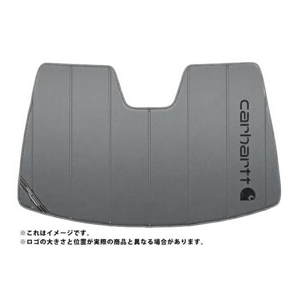 【CoverCraft 正規品】 専用設計 サンシェード グラベル トヨタ プリウス １０系 Carhartt カーハートコラボ仕様 カバークラフト ［真夏もへたらない3層構造で断熱効果抜群］