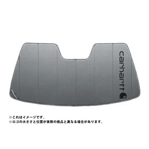 【CoverCraft 正規品】 専用設計 サンシェード グラベル 吸盤不要 折りたたみ式 日産 グロリア Y34系 Carhartt カーハートコラボ仕様 カバークラフト ［真夏もへたらない3層構造で断熱効果抜群］