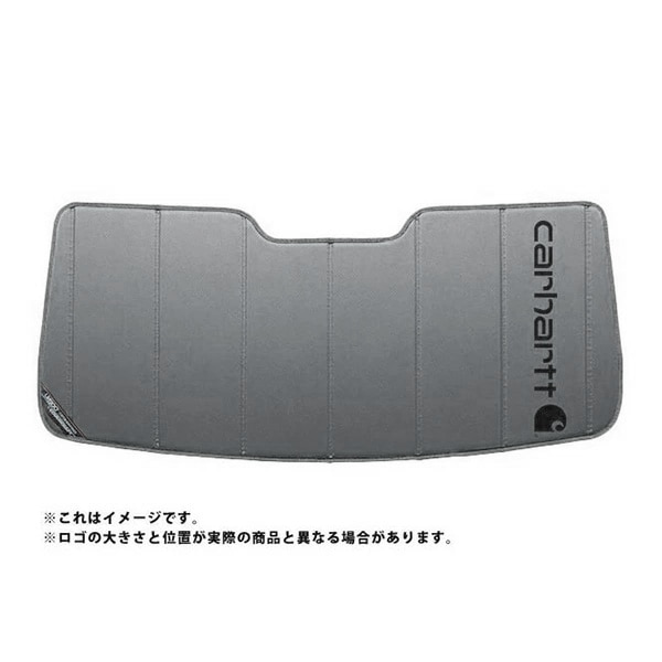 【CoverCraft 正規品】 専用設計 サンシェード グラベル 吸盤不要 折りたたみ式 日産 キューブ Z12/ZN12 Carhartt カーハートコラボ仕様 カバークラフト ［真夏もへたらない3層構造で断熱効果抜群］