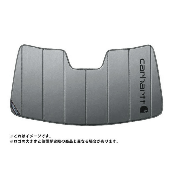 【CoverCraft 正規品】 専用設計 サンシェード グラベル 吸盤不要 折りたたみ式 08-11y JEEP ジープ WH グランドチェロキー Carhartt カーハートコラボ仕様 カバークラフト ［真夏もへたらない3層構造で断熱効果抜群］ 