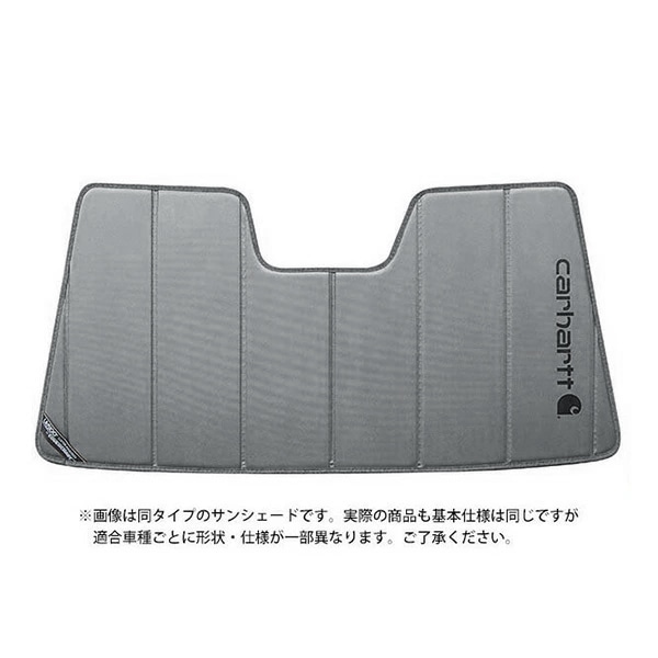 【CoverCraft 正規品】 専用設計 サンシェード グラベル 吸盤不要 折りたたみ式 04-06y シボレー SSR Carhartt カーハートコラボ仕様 カバークラフト ［真夏もへたらない3層構造で断熱効果抜群］ 