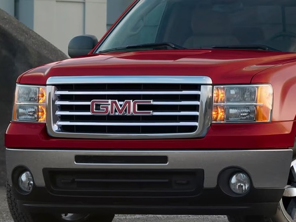 GM純正 GMC 07-13y シエラ グリルエンブレム フロントエンブレム GMCロゴ ラジエターグリルエンブレム 22761795