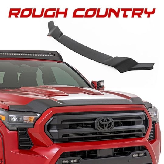 【ROUGH COUNTRY 正規品】24y- トヨタ TOYOTA タコマ フードプロテクター バグガード ボンネットガード ボンネットプロテクター テクスチャーブラック 両面テープ ラフカントリー