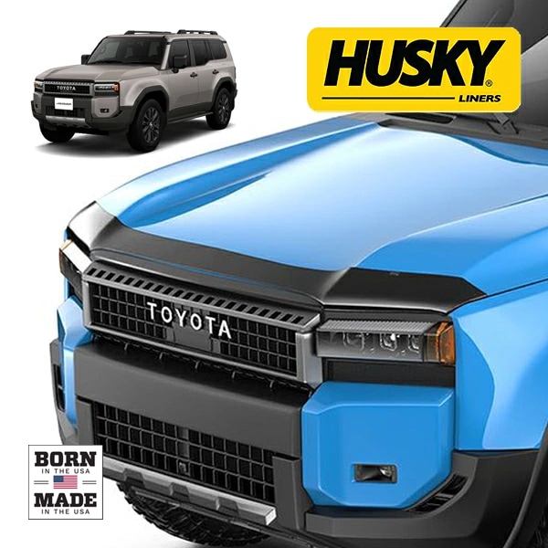 【HUSKY LINERS 正規品】トヨタ TOYOTA ランドクルーザー 250 令和6年4月-現行 Aeroskin フードプロテクター バグガード ボンネットガード ボンネットプロテクター スモーク 両面テープ ハスキーライナーズ