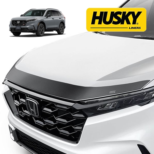 【HUSKY LINERS 正規品】ホンダ HONDA CR-V RS系 RS5 RS6 令和8年2月-現行 Aeroskin フードプロテクター バグガード ボンネットガード ボンネットプロテクター スモーク 両面テープ ハスキーライナーズ