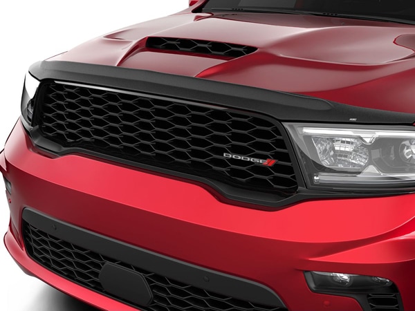 【HUSKY LINERS 正規品】11y- ダッジ DODGE デュランゴ Aeroskin II フードプロテクター バグガード ボンネットガード ボンネットプロテクター テクスチャーブラック 両面テープ ハスキーライナーズ