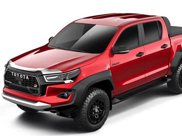 【HUSKY LINERS 正規品】トヨタ TOYOTA ハイラックス GUN125 後期 令和2年8月-令和8年5月 Aeroskin フードプロテクター バグガード ボンネットガード ボンネットプロテクター クローム 両面テープ ハスキーライナーズ
