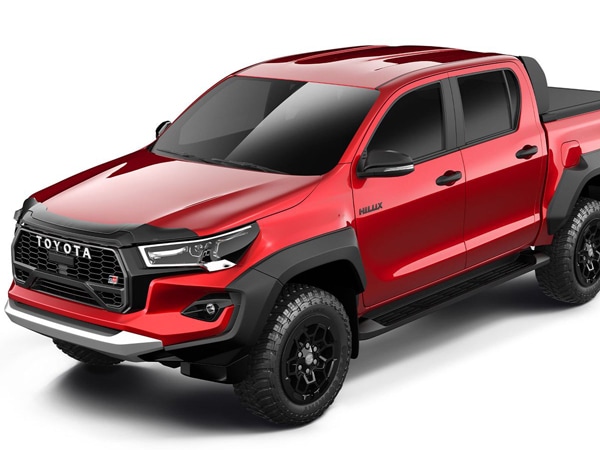 【HUSKY LINERS 正規品】トヨタ TOYOTA ハイラックス GUN125 後期 令和2年8月-令和8年5月 Aeroskin フードプロテクター バグガード ボンネットガード ボンネットプロテクター スモーク 両面テープ ハスキーライナーズ
