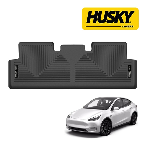 【HUSKY LINERS 正規品】テスラ TESLA モデルY YL3YT YL1YT YL3YPT 令和4年6月-現行 X-act Contour オールウェザーフロアマット ラバーマット ブラック 51651 リア 2列目 後部座席 セカンドシート ハスキーライナーズ